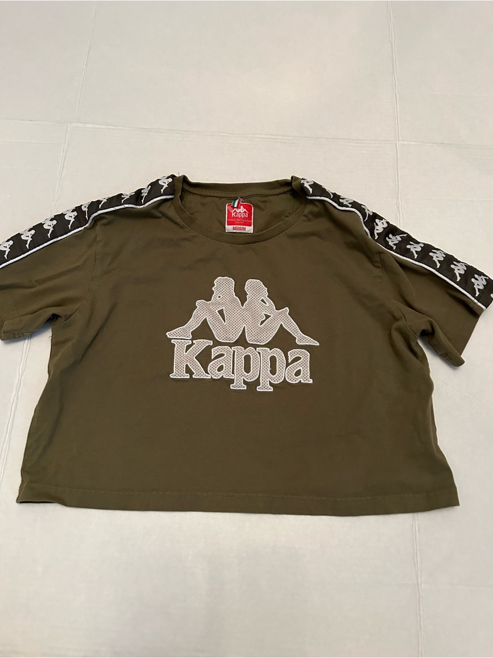Vintage Kappa Olive Green Short-Sleeve Logo Tee